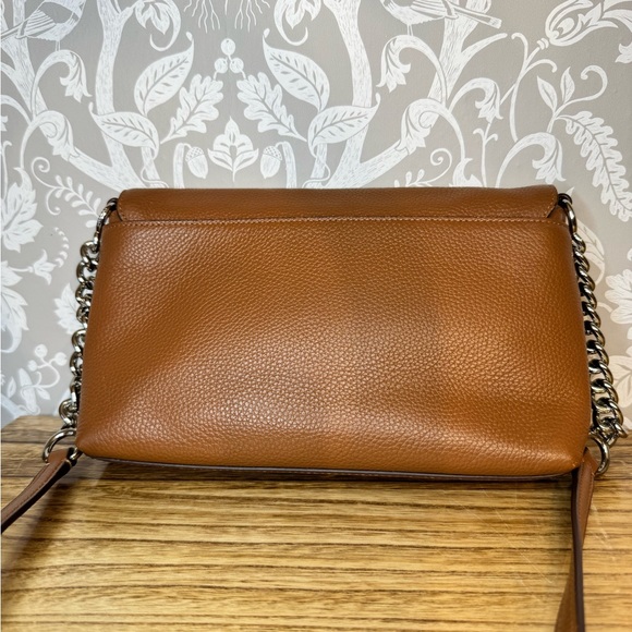 Coach Crosstown Crossbody in Brown Pebbled Leather 53083 EUC Silver Hardware - Picture 12 of 14